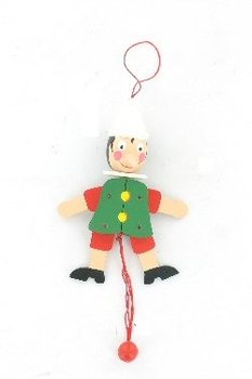 Pantin din lemn Pinocchio (4 buc.)