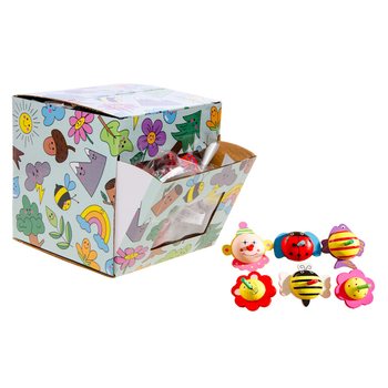 TITIREZI DIN LEMN MIX DESIGN - &Icirc;N DISPLAY (30 buc.)