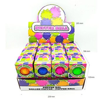 Minge Puffer &icirc;n Cutie Cadou - 6cm - &Icirc;n Cutie și Display (24 buc.)