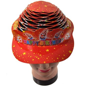 6 COIFURI ANIVERSARE SPIRALĂ &Icirc;N PUNGĂ (6 buc.)