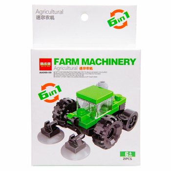 BLOCURI DE CONSTRUCȚIE BRICKS - VEHICULE AGRICOLE (12 buc.)