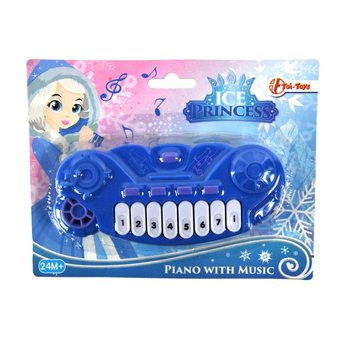 PIAN PRINȚESA GHEȚII CU SUNETE PE CARTON (12 buc.)