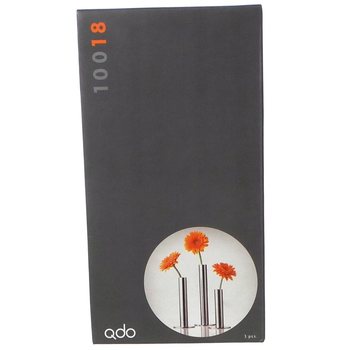 QDO - Vaze din Inox pentru 1 Floare, Set de 3 (1 set)
