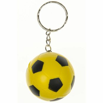 Brelocuri fotbal din spumă - Culori mixte (48 buc.)