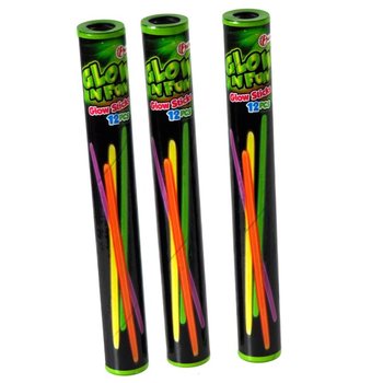 12 bucăți Bețe luminoase Glow Sticks &icirc;n tub (22 tuburi)