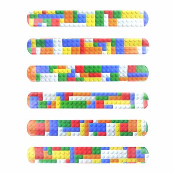 BRĂȚARĂ SLAP - BLOCURI DE CONSTRUCȚIE BRICKS (120 buc.)