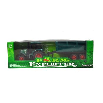 TRACTOR DE JUCĂRIE CU REMORCĂ &Icirc;N DISPLAY (12 buc.)
