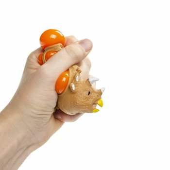 Minge squishy cu plasă dinozaur - Display (12 buc.)