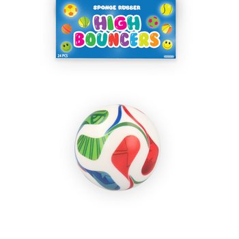 MINGE HIGH BOUNCE FOTBAL - MINGE SĂLTĂREAȚĂ - &Icirc;N DISPLAY (24 buc.)