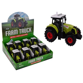 TRACTOR DE FERMĂ CU LUMINI ȘI SUNETE - ÎN DISPLAY (8 buc.)