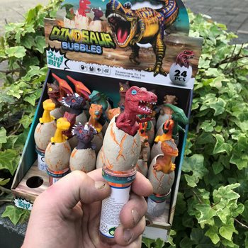 Baghete Baloane de Săpun Dinozaur 3D (24 bucăți &icirc;n display)