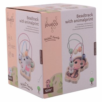 JOUECO&reg; Labirint cu mărgele Animale - De la 12 luni