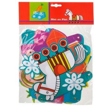 GIRLANDĂ SINTERKLAAS ȘI PIET - LUNGIME 1.5 M (12 buc.)