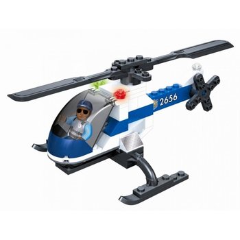 MEGA BLOKS - SUV DE PATRULĂ DE POMPIERI ȘI ELICOPTER DE POLIȚIE (2 buc.)
