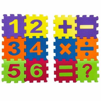 JOC DE PUZZLE MATEMATIC DIN SPUMĂ