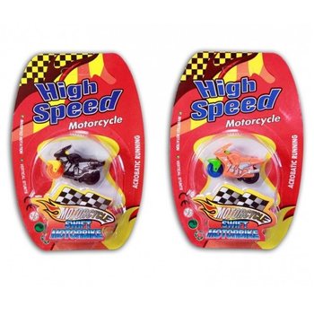 Motocicletă de cascadorie cu fricțiune High Speed pe card (24 buc.)