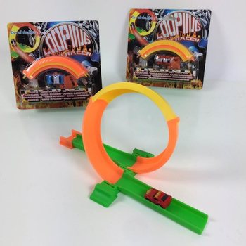 ***SUPER IEFTIN*** Pistă de Curse cu Looping 22,5 cm (48 buc)