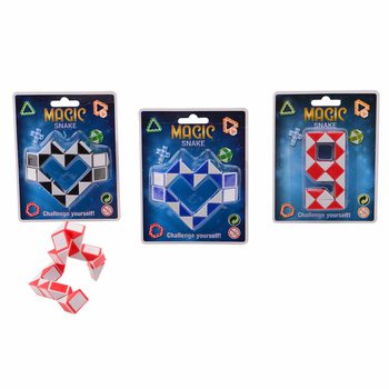 MAGIC SNAKE - PUZZLE 3D ȘARPE PE CARD (24 buc.)