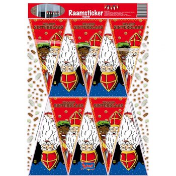 Stickere Decorative Fereastră Sinterklaas (12 buc.)