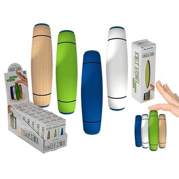 AMAZING FINGER STICK - LEMN ÎN CUTIUȚĂ - DIVERSE CULORI ÎN DISPLAY - 3x9 Cm. (24 buc.)