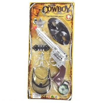 Set de Cowboy pe Carton - Model 7 (6 piese)