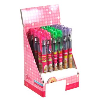 Pixuri cu gel Barbie în display (24 buc.)