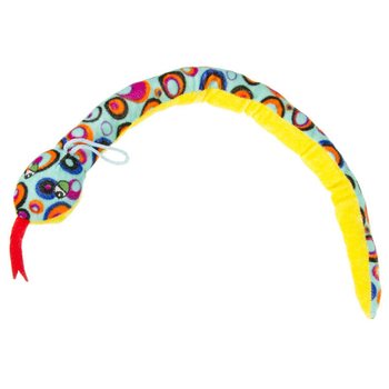 Șarpe din pluș - 52 cm lungime - Culori mixte (24 buc.)
