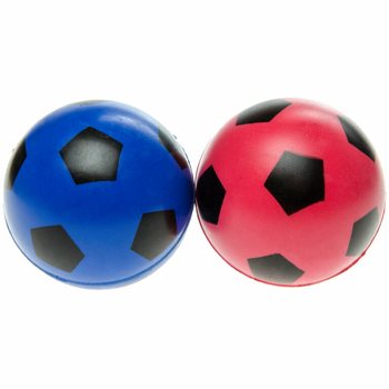 Mingi de Cauciuc Fotbal &Oslash; 4,3 cm &icirc;n Borcan (30 buc.)
