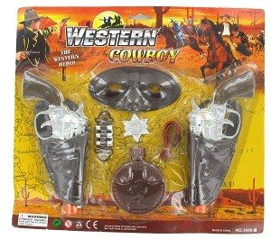 SET DE JOACĂ COWBOY WESTERN (6 buc.)