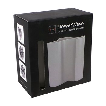 D-ZN - Vază pentru Flori FLOWERWAVE - Alb (1 buc.)