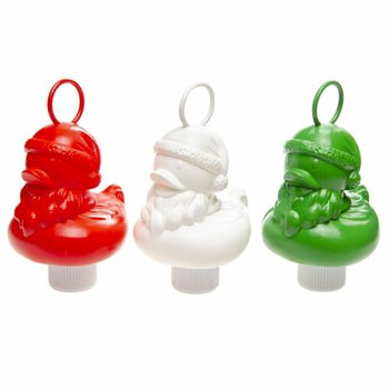 Rațe de pescuit de Crăciun XMAS DUCKZ - 12 CM (15 buc.)