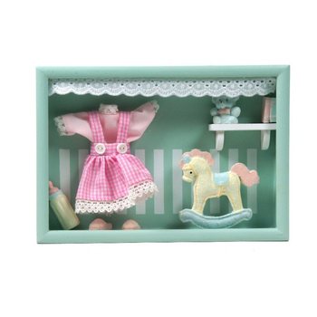 DECORAȚIUNE DE PERETE 3D DIN LEMN PENTRU CAMERA COPILULUI - MODEL 2