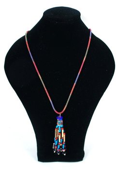 Colier Lung Stil Ibiza Colorat (1 buc)