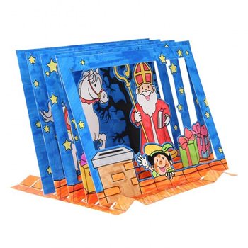 Set de Creație Fereastră 3D Sinterklaas / Sf&acirc;ntul Nicolae (12 buc.)