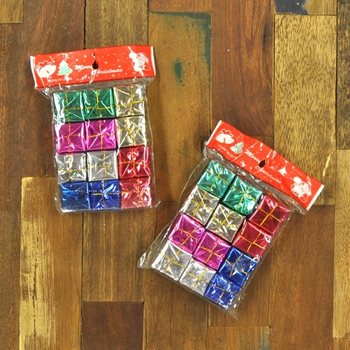 Cadouri Decorative de Crăciun Mini (Set 12)