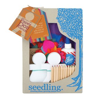 Set Creativ Seedling &ndash; Creează-ți Propriile Păpuși din H&acirc;rtie