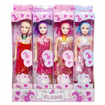 PĂPUȘĂ ELODIE ÎN CUTIE CU FEREASTRĂ ȘI ÎN DISPLAY (12 buc.)