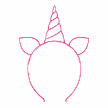 TIARA / CORONIȚĂ UNICORN, MIX CULORI NEON (24 buc.)