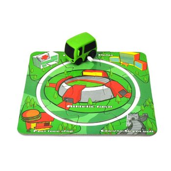 Vehicule cu pistă puzzle (10 buc.)