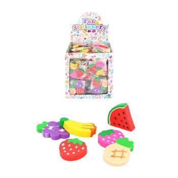 Set 3 Gume de Șters Fructe în Display (144 buc.)