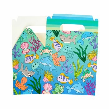 Cutii Meniu / Cutii pentru Cadouri Animale Marine (12 buc)