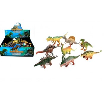 MIX DINOZAURI, CCA. 17 CM ÎNĂLȚIME ÎN DISPLAY (16 buc.)