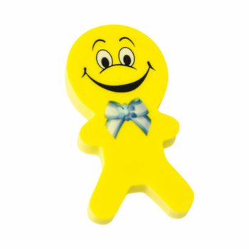 Gume de șters Smiley Vesele 2 piese (36 seturi)
