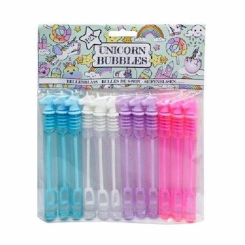 Baloane de săpun unicorn colorate (1 pachet de 12 buc.)