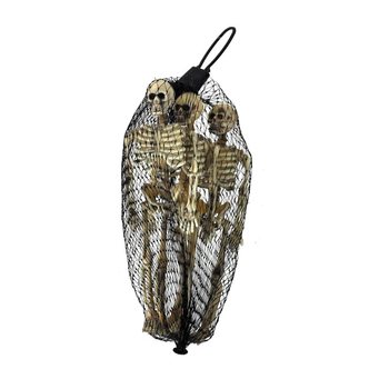Set 3 Schelete &icirc;n Plasă, 15 cm (3 seturi)