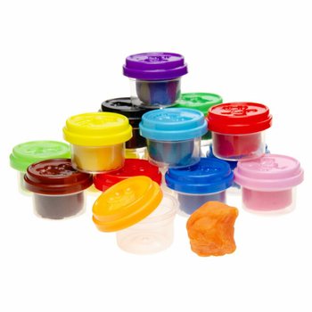 FUN DOUGH - PLASTILINĂ &Icirc;N BORCĂNAȘE (1 pungă de 15 buc.)