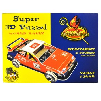 SUPER PUZZLE 3D "WORLD RALLY" (6 buc.)