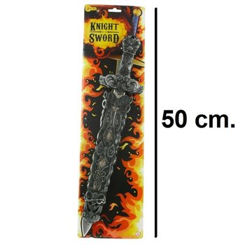 Pumnal de jucărie mare pe carton (6 buc.)