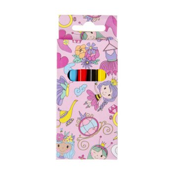Set de 6 creioane colorate - Prințesă (24 buc.)