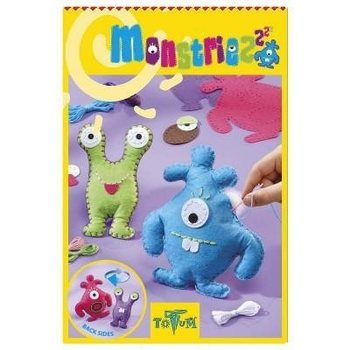 MONSTRIES 2 - CREEAZĂ MONȘTRI DIN P&Acirc;SLĂ CU DOUĂ FEȚE (6 buc.)